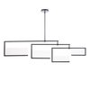 Dweled Quartet 56in LED Linear Pendant 3000K in Black PD-292